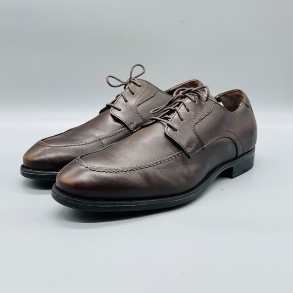 Johnston & Murphy Shoes Mens 8.5 Brown Leather XC4 Waterproof Oxford Dress main image 4